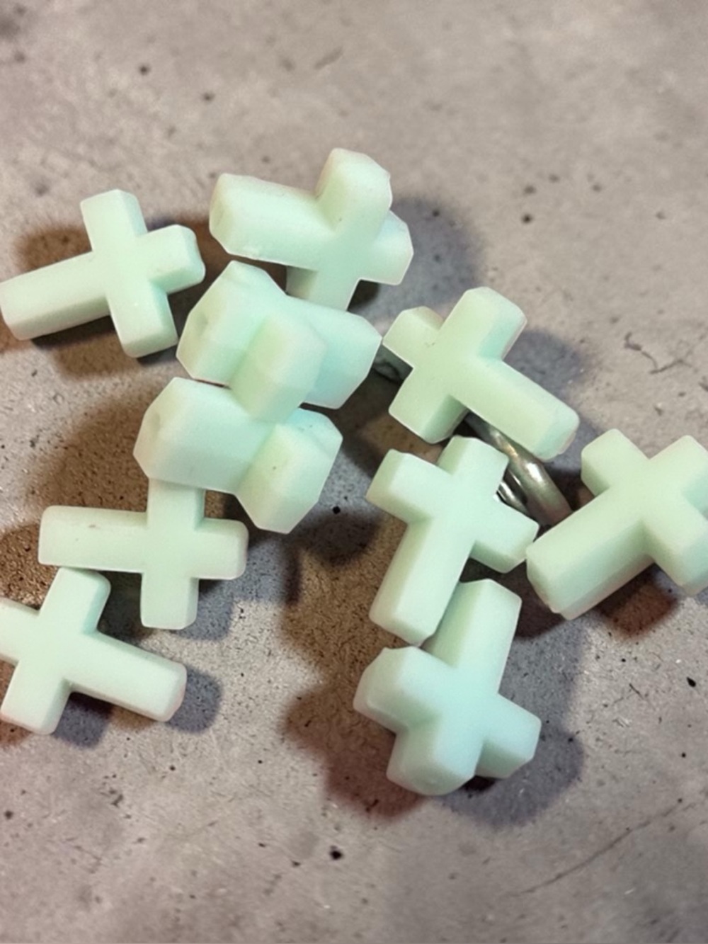 Mint Silicone Crosses | Lot of 100